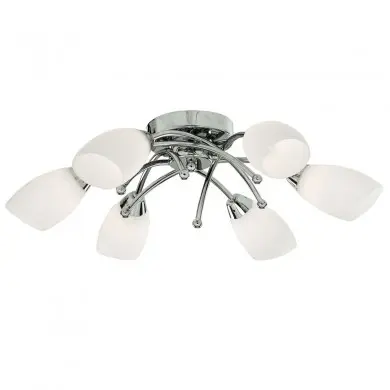 Plafonnier Opera 6x7W G9 Chrome SC_8186-6CC 8186-6CC Plafonnier Opera 6x7W G9 Chrome SEARCHLIGHT 8186-6CC