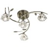 Plafonnier Sierra 4x7W G9 Laiton SEARCHLIGHT 2634-4AB