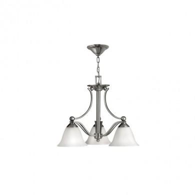 Lustre Bolla 3x100W Argent HINKLEY hkbolla3