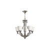 Lustre Bolla 5x100W Argent HINKLEY hkbolla5