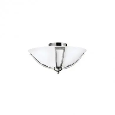 Plafonnier Bolla 2x75W Argent HINKLEY hkbollaf