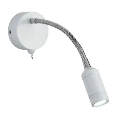 Applique Liseuse Flexy Wall 0,5W LED Blanc Chrome SEARCHLIGHT 2256WH
