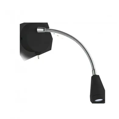 Applique Liseuse Flexy Wall 0,8W LED Noir Mat SC_9917BK 9917BK Applique Liseuse Flexy Wall 0,8W LED Noir Mat SEARCHLIGHT 9917BK