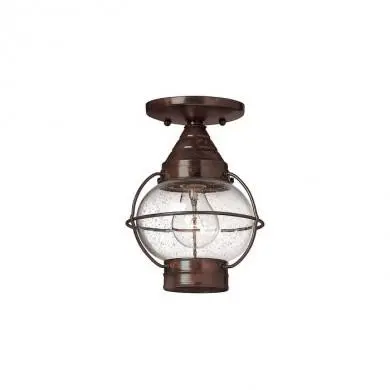 Suspension Cape Cod 1x60W Marron huilé HINKLEY hkcapecodflush
