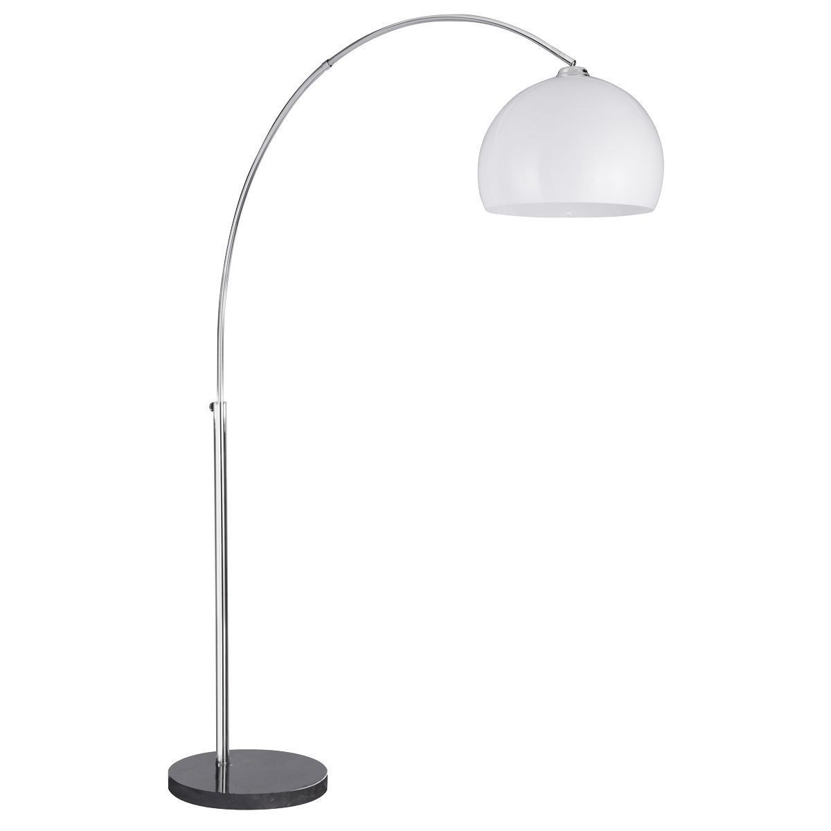 Lampadaire Arc Contemporain, Couleur Argenté, Style Design Pour Salon, Selency, Fonctionne Parfaitement