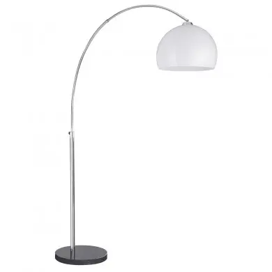 Lampadaire Arcs 1x60W E27 Chrome Blanc Noir SC_EU1037CC EU1037CC Lampadaire Arcs 1x60W E27 Chrome Blanc Noir SEARCHLIGHT EU1037CC