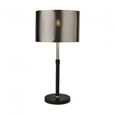 Lampe Touch 1x60W E27 Noir Argent Chrome Noir SEARCHLIGHT EU3877BK