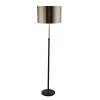 Lampadaire Touch 1x60W E27 Noir Argent Chrome Noir SEARCHLIGHT EU3879BK