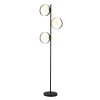 Lampadaire Boule Elina 3x33W G9 Noir Or SEARCHLIGHT EU8143BGO