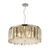 Suspension Clarissa 5x40W E14 Chrome Fumé Ambre SEARCHLIGHT 9835-5CC