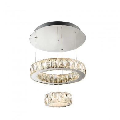 Suspension Clover 31,62W LED Argent Chromé SEARCHLIGHT 2328CC