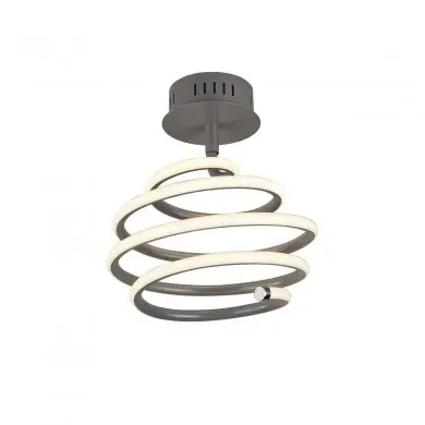 Plafonnier Swirl 28W LED Gris SEARCHLIGHT 7457GY
