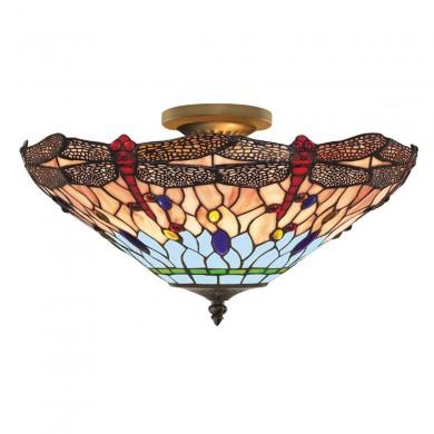 Applique Tiffany Catalina 1x60W E27 Multicouleur SEARCHLIGHT 1289-16