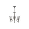 Lustre Chandon 3x60W Argent HINKLEY hkchandon3