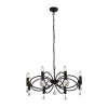 Suspension Infinity 8x40W E14 Mat Noir SEARCHLIGHT 6788-8BK