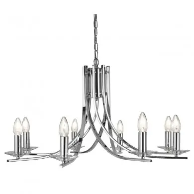 Lustre Ascona 8x60W E14 Chrome SC_4168-8CC 4168-8CC Lustre Ascona 8x60W E14 Chrome SEARCHLIGHT 4168-8CC