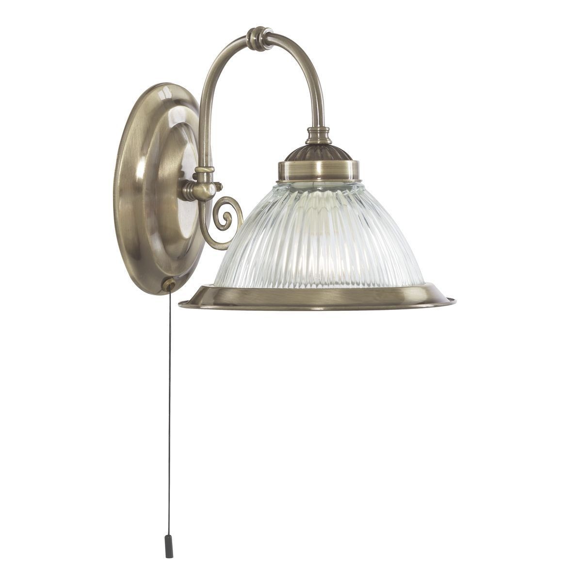 Firstlight Louis Applique Globe Salle de Bain Chrome avec Verre Blanc Opale IP44