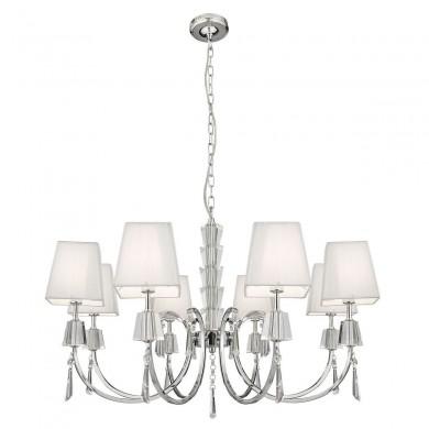 Lustre Abat-Jour Portico 8x33W G9 Chrome SEARCHLIGHT 6888-8CC