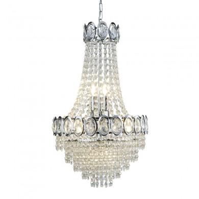 Lustre Montgolfière Louis 6x40W E14 Chrome SEARCHLIGHT 1611-6CC