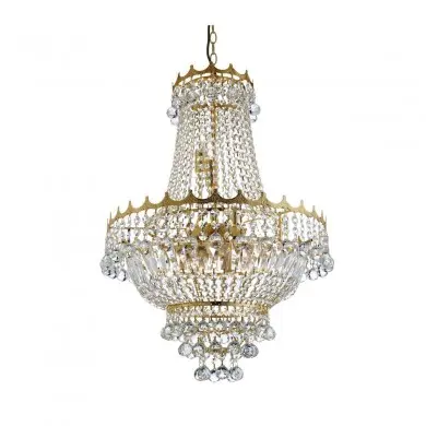 Lustre Montgolfière Versailles 9x40W E14 Or SEARCHLIGHT 9112-52GO
