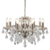 Lustre Pampilles Paris 8x40W E14 Laiton SEARCHLIGHT 8738-8AB