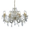 Lustre Pampilles Marie 8x40W E14 Or SEARCHLIGHT 699-8