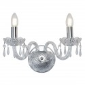Applique Murale Hale 2x10W E14 Chrome