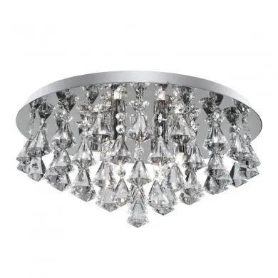 Plafonnier Hanna 6x33W G9 Chrome H200 SEARCHLIGHT 3306-6CC