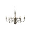 Lustre Greythorne 8x40W E14 Gris SEARCHLIGHT 2268-8GY