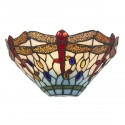 Applique Tiffany Dragonfly 1x40W E14 Libellule Multicolore