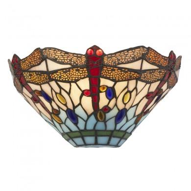 Applique Tiffany Dragonfly 1x40W E14 Libellule Multicolore SEARCHLIGHT 1283-17