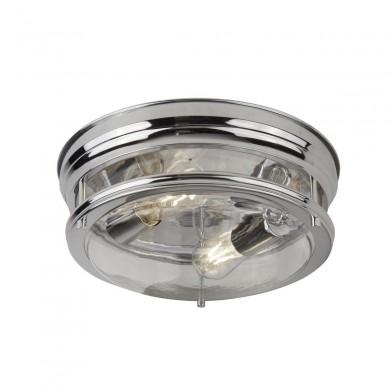 Plafonnier Salle de Bain Glasgow 2x40W E27 Chrome SEARCHLIGHT 5182CC