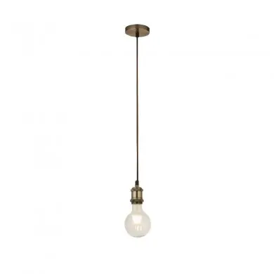 Suspension Antique 1x60W E27 Laiton SEARCHLIGHT 7461AB
