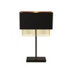 Lampe Fringe 1x60W E27 Or Noir SEARCHLIGHT EU8722BK