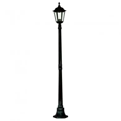 Lampadaire Extérieur Alex 1x10W E27 Noir Mat SEARCHLIGHT 82508BK