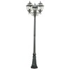 Lampadaire Extérieur New Orleans 3x60W E27 Or Noir SEARCHLIGHT 1528-3