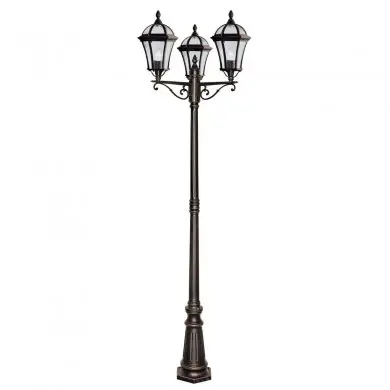 Lampadaire Extérieur Capri 3x60W E27 Brun Rustique SC_1569-3 1569-3 Lampadaire Extérieur Capri 3x60W E27 Brun Rustique SEARCHLIGHT 1569-3