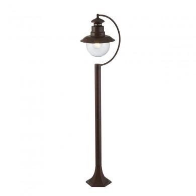 Borne Lumineuse Extérieur Station 1x60W E27 Brun Rouillé SC_7655RU 7655RU Borne Lumineuse Extérieur Station 1x60W E27 Brun Rouillé SEARCHLIGHT 7655RU