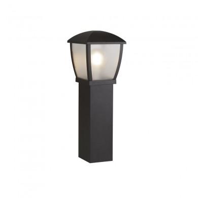 Borne Lumineuse Extérieur Seattle 1x40W E27 Pc Givré Noir H730 SEARCHLIGHT 6591-730