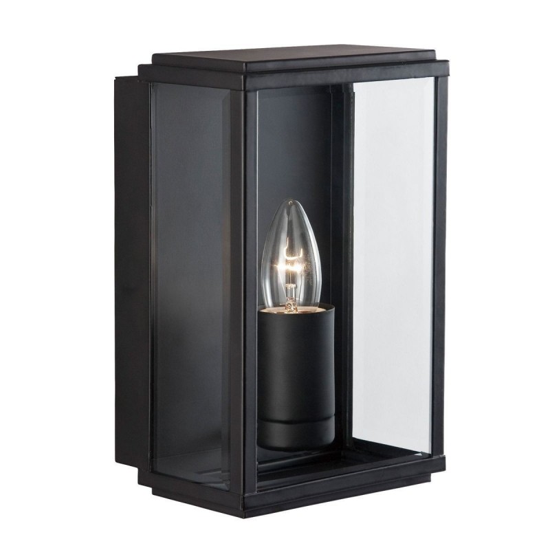 Applique Extérieur Box 1x10W E27 Noir SEARCHLIGHT 8204BK