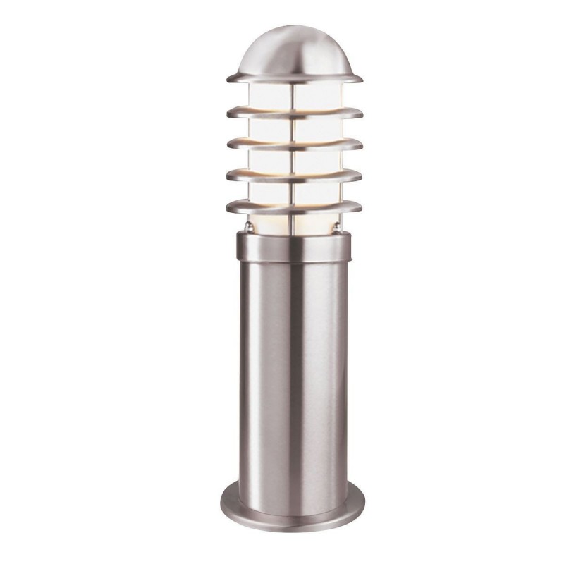 Borne Lumineuse Extérieur Louvre 1x40W E27 Inox H450 SEARCHLIGHT 052-450