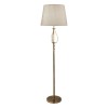 Lampadaire Vegas 1x60W E27 Laiton Crème L390 SEARCHLIGHT EU7485AB