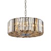 Suspension Chapeau 5x40W E27 Chrome Fumé Ambre SEARCHLIGHT 82101-5CC