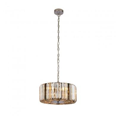 Suspension Chapeau 3x40W E27 Chrome Fumé Ambre SEARCHLIGHT 82101-3CC