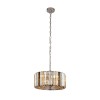 Suspension Chapeau 3x40W E27 Chrome Fumé Ambre SEARCHLIGHT 82101-3CC
