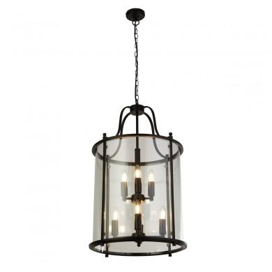 Suspension Lantern 8x60W E14 Noir SEARCHLIGHT 3068-8BK