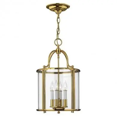 Suspension Gentry 4x60W Laiton poli HINKLEY hkgentrypmpb