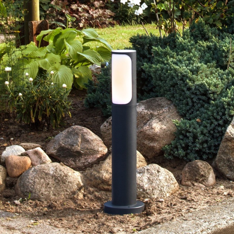 Borne extérieur GAP anthracite 1x20W BRI_43584_63 43584/63 Borne extérieur GAP anthracite 1x20W BRILLIANT 43584/63