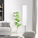 Lampadaire 1 lumière NERVA 2x40W E14 TITANE BLANC