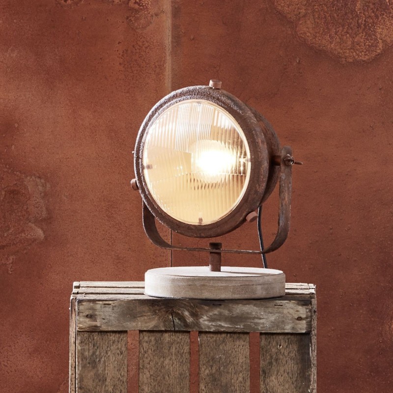 Lampe à poser vintage CARMEN 1x40W E27 Rouille BRILLIANT 94928/60